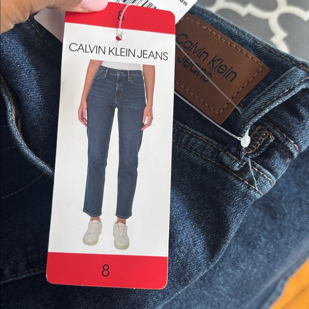 Calvin Klein Indigo Denim Jeans brand new size 8 - Picture 6 of 6
